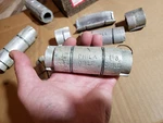 5PC Concrete Anchor Double Expansion Cast Iron 1" Bolt 1-5/8" Hole Masonry Wedge. Fixed Price $19.95.
