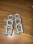 Chicago 1/4" Screw Pin Anchor Shackle - 1/2 Ton ( 6 Per Order) Chf. Fixed Price $20.00.