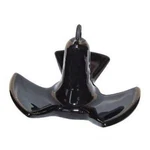 Sea-dog Anchor-river Cast Iron W/black Vinyl Coating 12 Lb #314272. Fixed Price $77.36.