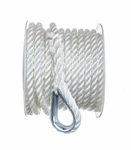Seachoice 3-STRAND Twisted Nylon Anchor Line 3/8" X 50' 40691 White. Fixed Price $37.76.