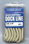 Stearns #G019: 100% Nylon Double Braided Dock Line 3/8 X 15 Ft. Fixed Price $5.00.