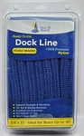 Dock Line Double Braided Nylon 5/8" X 35' Marine Blue Durable Direct 2 Boater. Fixed Price $45.00.