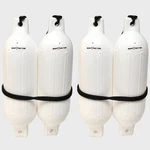 Boattector Inflatable Fenders 3006.7381 22 X Inch White (4 Pc). Fixed Price $76.74.