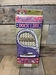 Vintage Nos Yachtsmans Choice Mooring And Dock Line 1/2 X 20 Crowe Rope Co. Fixed Price $15.00.