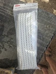 New Sea Fit Dock Lines 1/2"X20' Pre Spliced 3-STRAND White Nylon. Fixed Price $12.00.