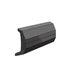 Single 20' Length Black Vinyl 5/8" Thickness Boat Rub Rail. Fixed Price $185.95.