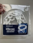 Attwood 13762-7 Pvc Coated Anchor Chain White 1/4" X 4' Marine Boat. Fixed Price $10.36.