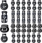 12/48 Pc Upgraded Plastic Cord Lock Draw String Clip With Spring Toggle Stoppers. Fixed Price $9.99.