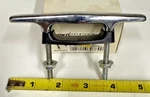 Cleat Chrome 4-1/2" Perko 1316-001-CHR Marine Stud Mount Open Base Boat Yacht. Fixed Price $17.49.
