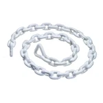 Seachoice 44401 White Pvc Coated Galvanized Anchor Lead Chain 3/16" X 4'. Fixed Price $20.66.