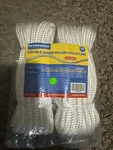 Double Braid Nylon Dock Boat Anchor Rope Line Marine Mooring (2-PACK, 3/8" X20. Fixed Price $17.14.