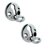 Pack Of 2 Polished Stainless Steel Locks For Boats - Add Fenders Anywhere. Fixed Price $36.77.