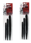 2 Wellington Plastic Splicing Fids Black 3-PACK! S6034SL Free Shipping. Fixed Price $10.99.
