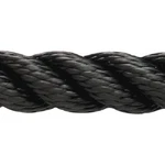 New England Ropes Premium 1/2" X 25' Black Nylon 3-STRAND Dock Line. Fixed Price $57.99.