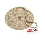 Seachoice Double Braid Fender Line 50-40991 3/8" Width X 6' Length Gold White. Fixed Price $18.95.