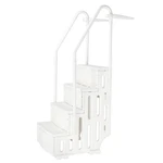 4 Safety Step Above Ground Swimming Pool Ladder Heavy Duty System Entry Us. Fixed Price $187.90.