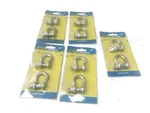 Lot Of 10 Qty Seachoice 43061 Galvanize Anchor Shackle 5/16" New Free Fast Ship. Fixed Price $49.00.