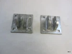 2 Pack 5" X 3" Metal Female Connectors Dock Hinge. Fixed Price $49.79.