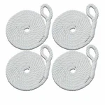 Triple Braid Nylon Replacement 3/8 Inch - 7 Foot Boat Fender Lines Pack Of 4. Fixed Price $21.95.