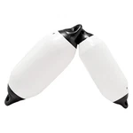 Taylor Made Tuff 8" X 27" White Twin Eye Cylindrical Inflatable Fender. Fixed Price $90.64.