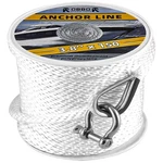 3/8 Inch Anchor Line 150 Feet Heavy Duty Braided Mfp Boat Rope With St.... Fixed Price $31.67.