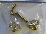 Quality 370310 Hardware Solid Brass Rv Boat Cabinet Door Hook 2 5/8"L Pk. Fixed Price $10.99.