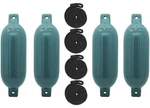 Extreme Max 3006.7623 Boattector Inflatable Fender Value 4-PACK 4.5" 16", Teal. Fixed Price $67.53.