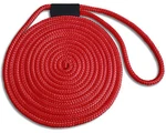 5/8" X 35' Double Braid Nylon Red Dock Lines - Made Usa. Fixed Price $41.49.