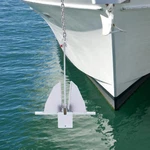 13LBS Boat Anchor With 1/3" 6.6FT Galvanized Steel Chain + 8/17" 98FT Rope Kit. Fixed Price $62.54.