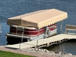 Hewitt 23X120 Beige Vinyl Replacement Boat Lift Canopy Cover. Fixed Price $1099.00.