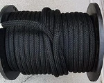 3/8" X 50' Double Braid Nylon Anchor Line, Boat Docking Black Made Usa. Fixed Price $23.49.