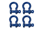 4X 1/2" Bow Shackle Blue Clevis Screw Pin Anchor Ton 4400 Lbs Capacity. Fixed Price $23.33.