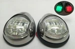 Marine Boat SS304 Green Starboard Red Port Led Navigation Light Side Mount. Fixed Price $33.99.