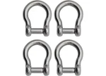 Extreme Max 3006.8405.4 Boattector Ss Bow Shackle W/ No-snag Pin 1/4", 4-PACK. Fixed Price $36.05.