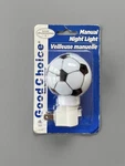 Soccer Ball Manual Night Light - Good Choice Vintage Style Nwt. Fixed Price $11.99.