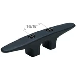 Seachoice 6 Inch Black Plastic Hollow Base Cleat For Boats And Docks. Fixed Price $13.37.
