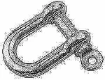 Sea Dog Corporation Shackle Stainless Steel 1/4". Fixed Price $12.28.
