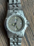 Used Tag Heuer 1500 WD1411-PO Gray Dial Silver 200M Men's In Good Condition. Fixed Price $375.00.