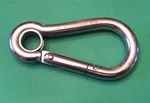 Stainless Steel 316 Spring Hook With Eyelet Carabiner 3/8" (10MM) Marine Grade. Fixed Price $7.21.