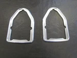 Livorsi Bow Light Bezel Silver Pair (2) Lift Up Marine Boat. Fixed Price $19.97.