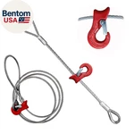 Single Leg Wire Rope Sling: 3.6T/8000LBS Vertical Capacity 3/8" Diameter Flemi. Fixed Price $61.43.