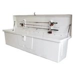 Taylor Made 95" 22" 24" Fishermen's White Dock Box. Fixed Price $1365.83.