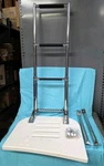 Windline Telescoping 3-STEP Ladder With White Platform Stainless Steel Boat. Fixed Price $200.00.