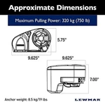 Lewmar 6657011108-102 Pro Series 1000H Horizontal Windlass. Fixed Price $1306.99.