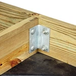 2-3/4" X 5" 0.563" Galvanized Steel Angle Clip W Holes. Fixed Price $12.14.