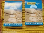Fender Lines 1/4" X 6FT Splice Yellow Pac 40821 Seachoice Ropes Boating. Fixed Price $22.94.