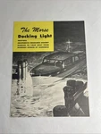 1947 The Morse Instrument Company - Docking Light Boating Catalog Brochure. Fixed Price $135.00.