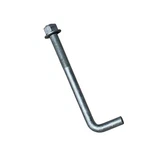 Sandbaggy 1" X 12" Threaded Concrete Anchor L-bolts Hot Dipped Galvanized. Fixed Price $89.55.