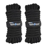 Malze-newseed Dock Lines Pack 5/8" X 25' Double Braided Nylon Boat Rope With 1. Fixed Price $70.07.