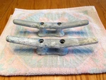 2 Vintage Sea Dog Galvanized Boat Dock Cleats 10 Inch. Fixed Price $18.95.